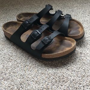 Three strap Birkenstock’s